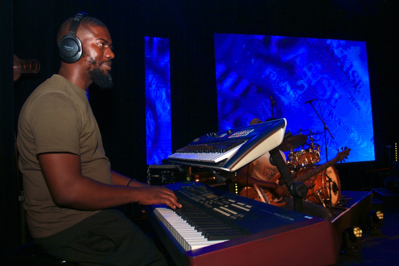 Vince in the studio